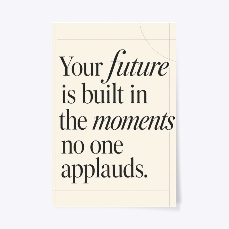 Quiet Work Success Wall Art