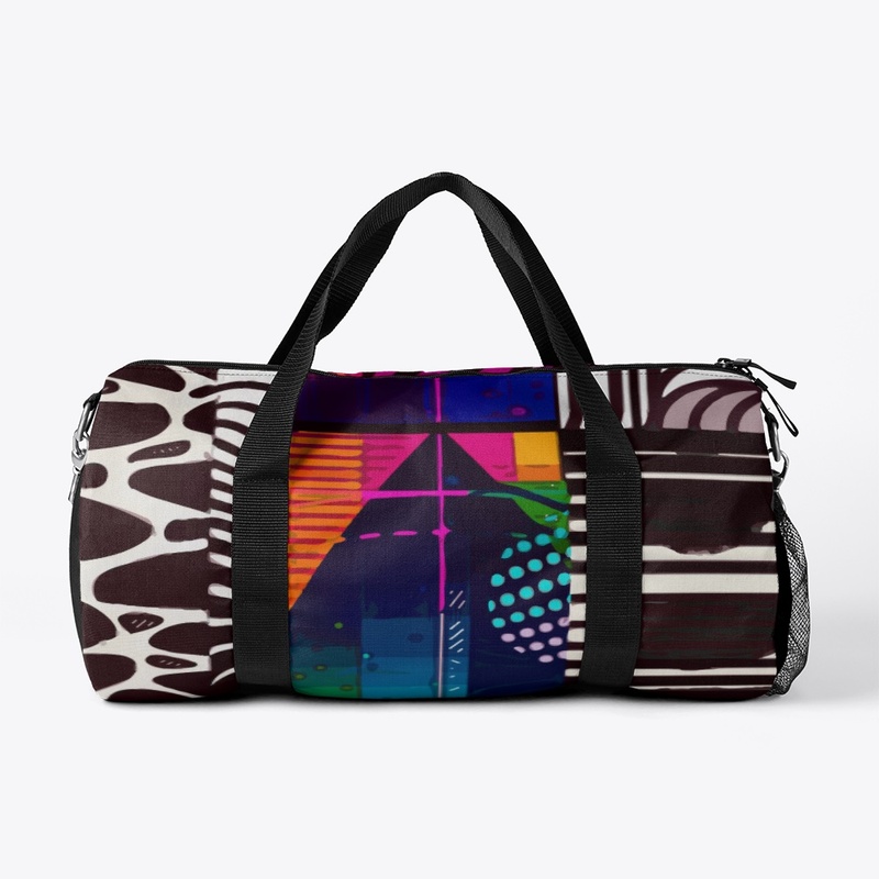 Black White Geometric Pattern 