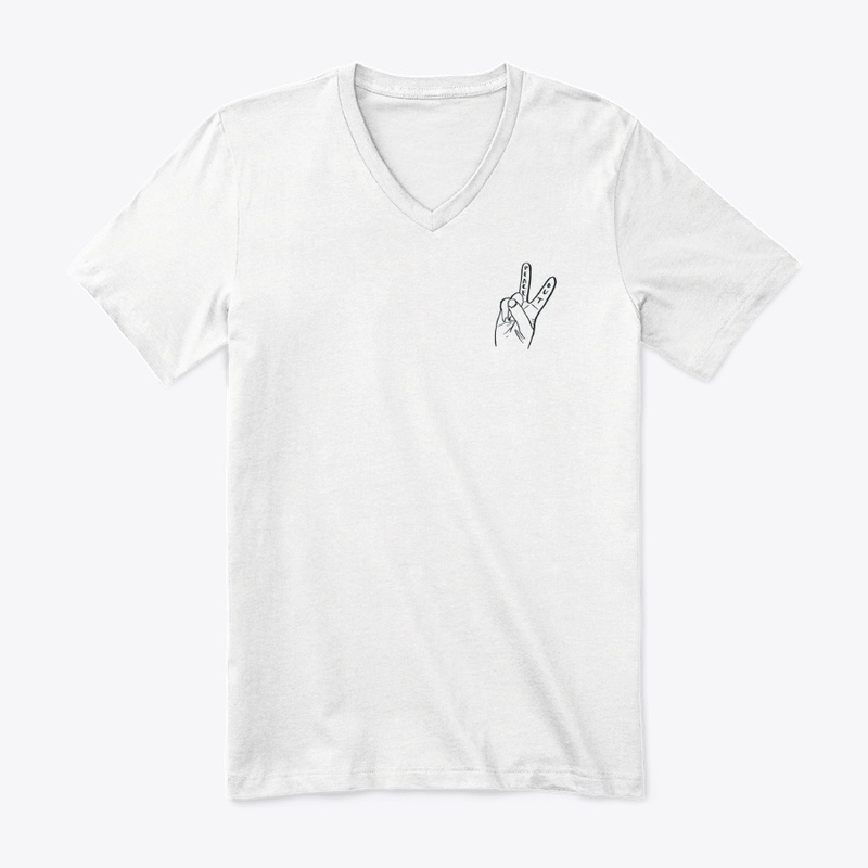 PEACE OUT | BLACK OUTLINE