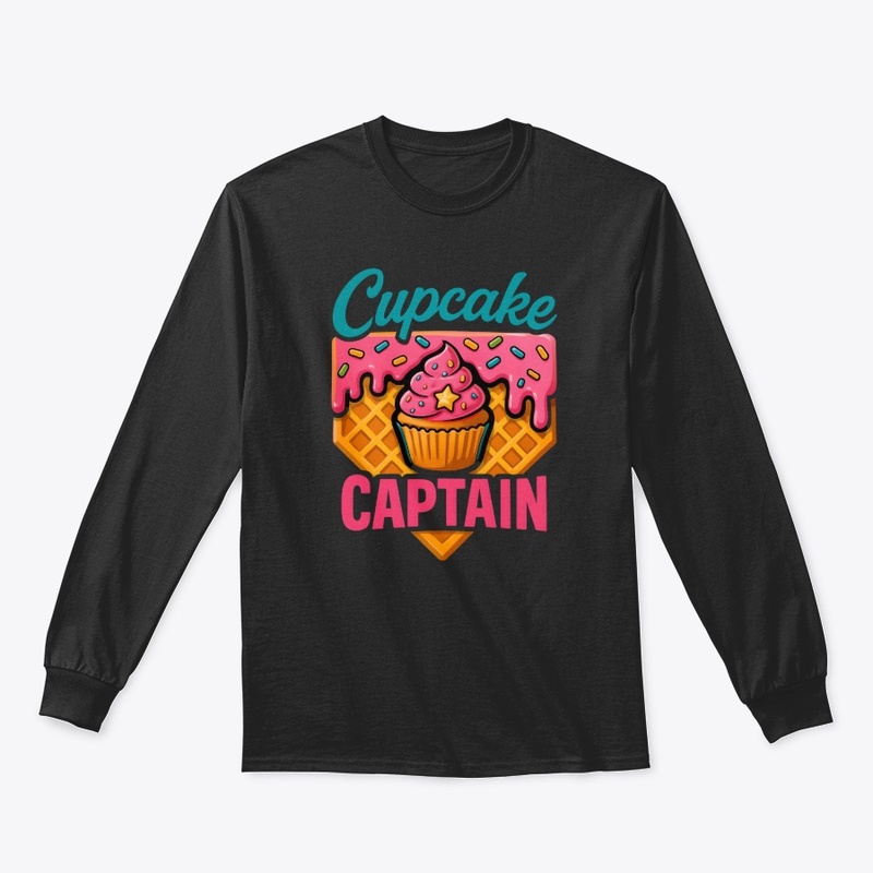 Colorful Cupcake Captain Waffle Art