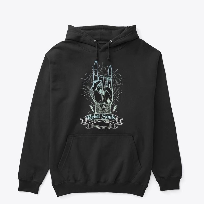REBEL SOULS Horns & Confetti Blk Design