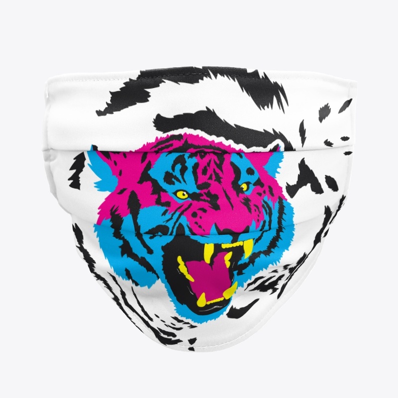 Phantoms Fighter Tiger Face Mask