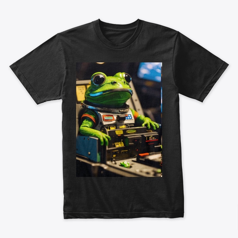 A cute and tiny frog