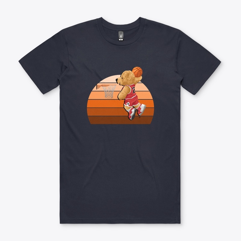 Toy Bear Basketball Sunset Sports