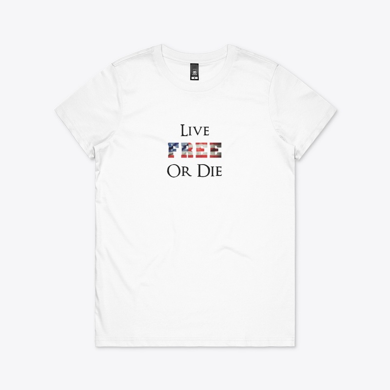 Live Free or Die (White)