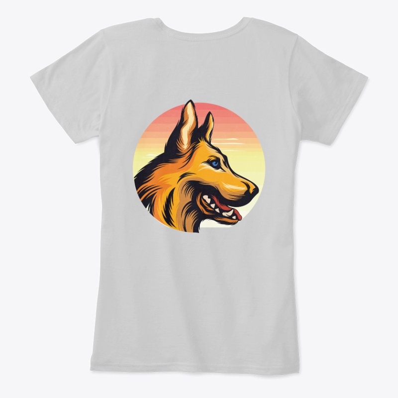 German Shephard dog head