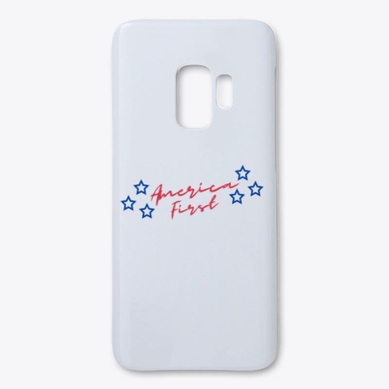 America First Cursive and Star Item