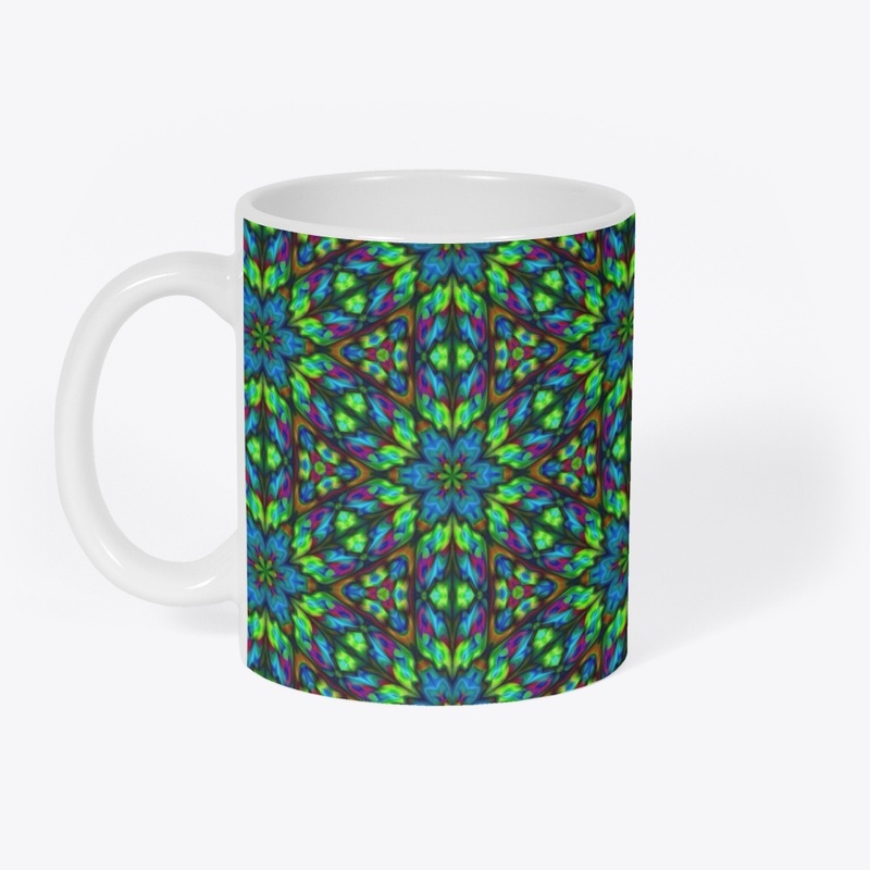 Blue Green Kaleidoscope