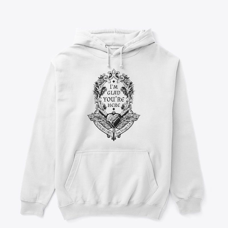 Esoterica Glad hoodie mono in lights