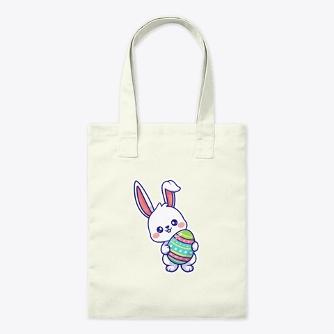 Easter Mugs, Totes & Bunny Decor  Natural T-Shirt Front