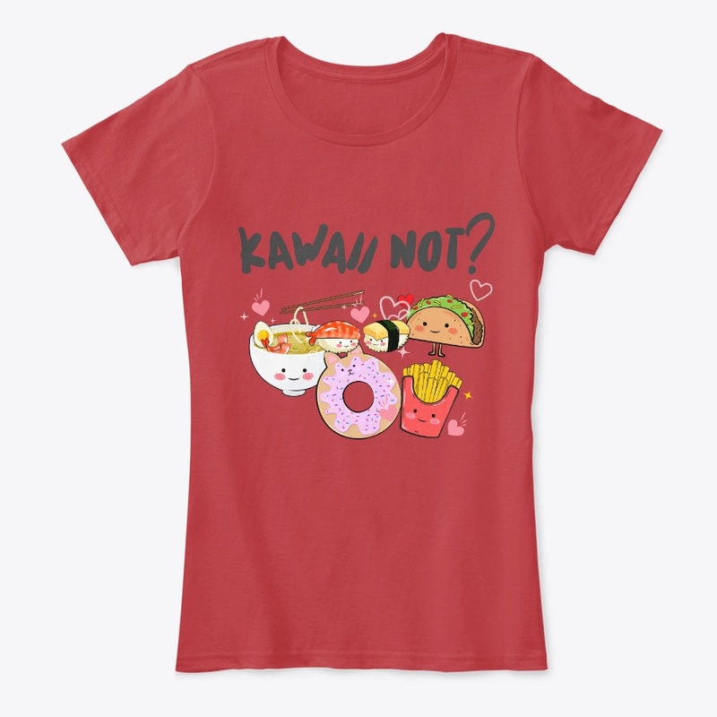 Kawaii Not? Tiny Food Novelty T-shirt