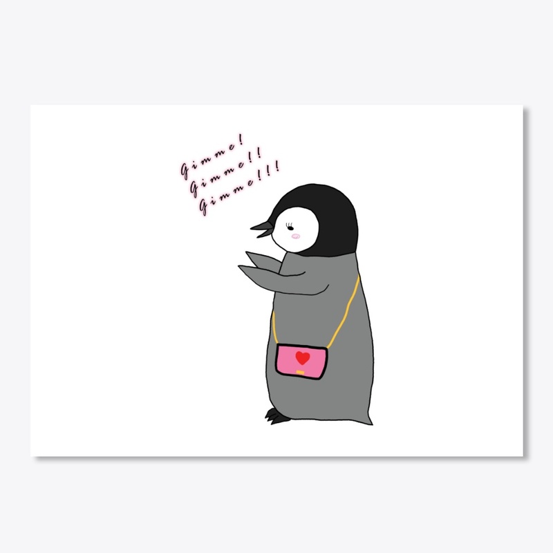 Gimme! - Cute Baby Penguin Design
