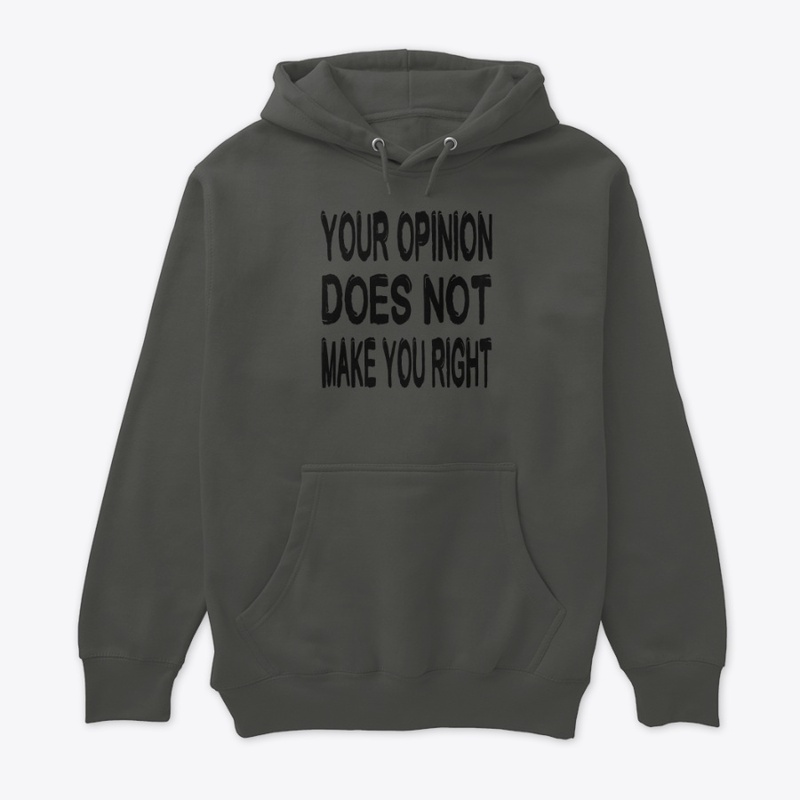 Your Opinion Does Not Make You Right