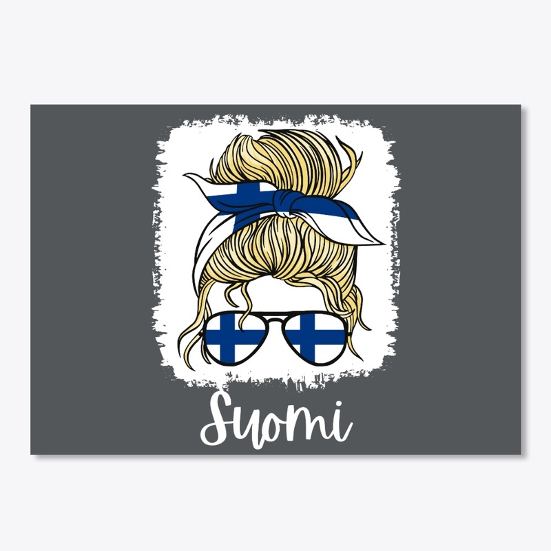  Suomi Finland Flag Girls Finnish Girl