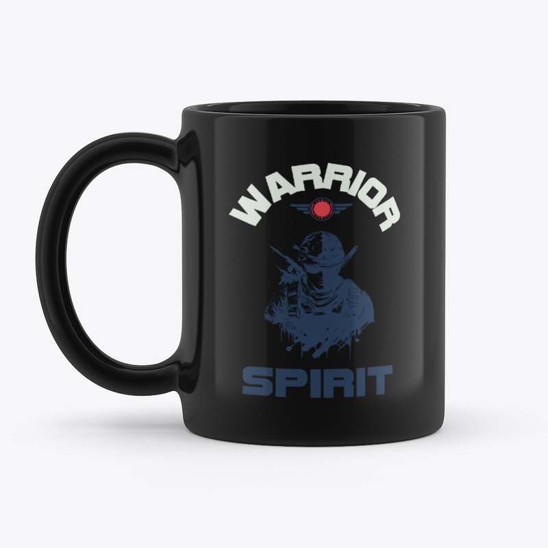 WARRIOR SPIRIT - Bold Patriotic Tee