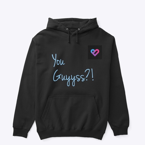 You Guyyss Black T-Shirt Front