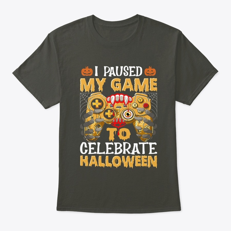 Paused My Game for Halloween Fun tee
