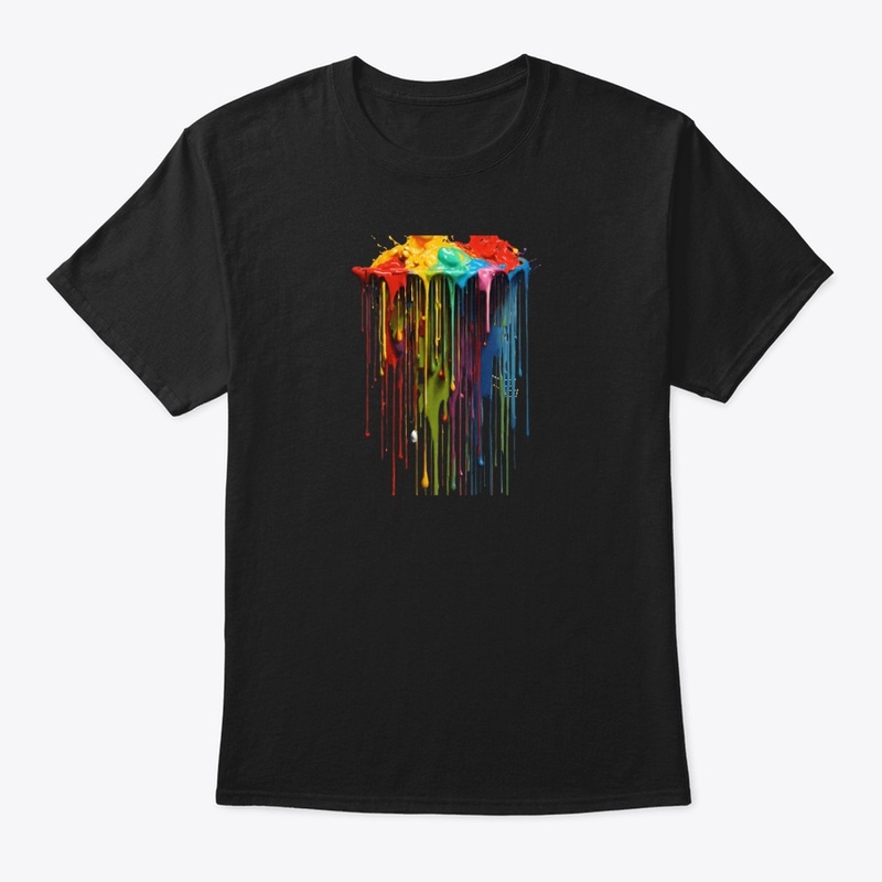 Vibrant Drip Logo T-shirt