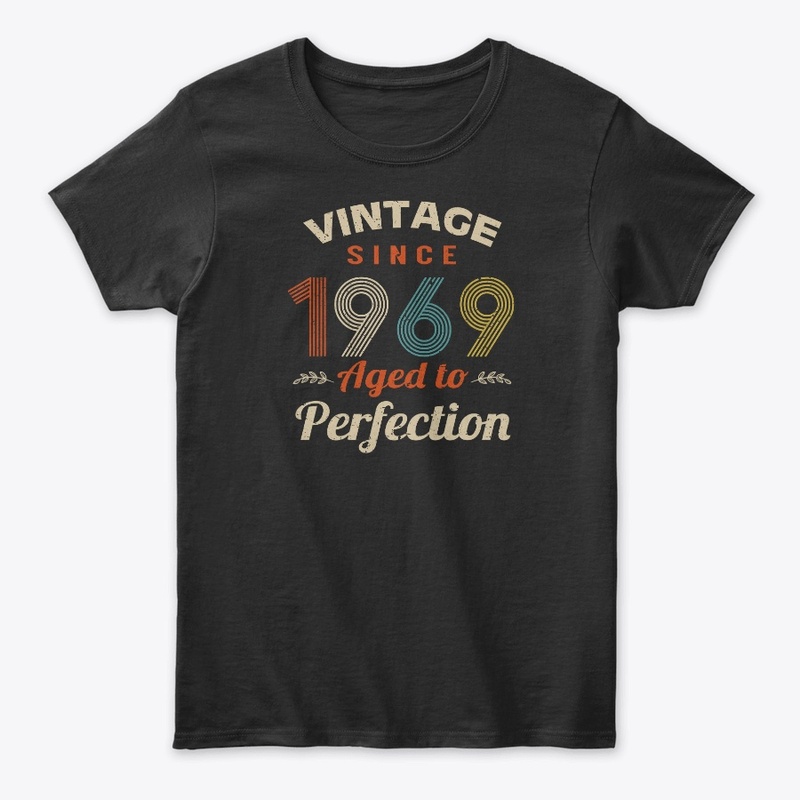 Vintage Since 1969 Birthday Gift T Shirt