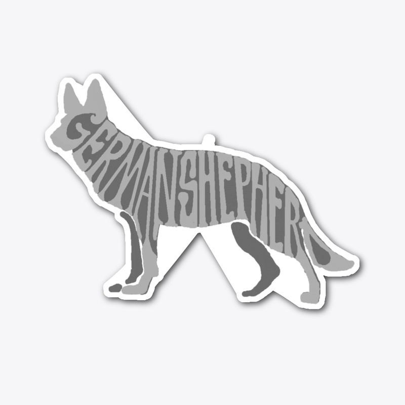German Shepherd Word Art