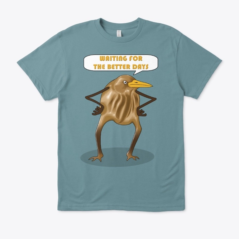 Funny Bird Is Waiting For Better Days