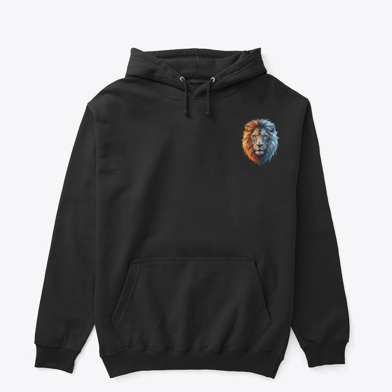 Fire and Ice Lion Face
