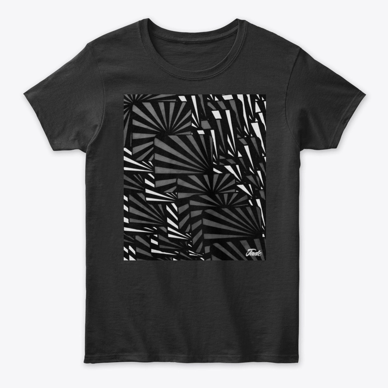 Black and Grey Rays Women's Classic Tee