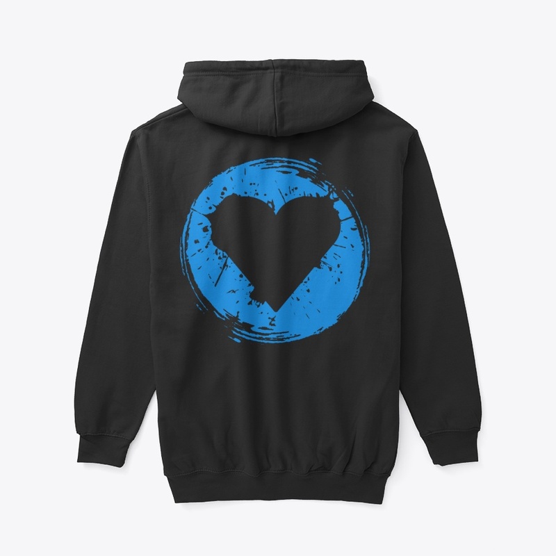 Saphire Heart Splatter Collection  