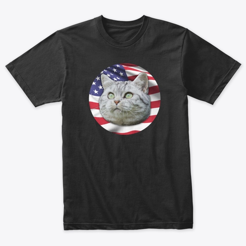 Patriotic Cat Logo