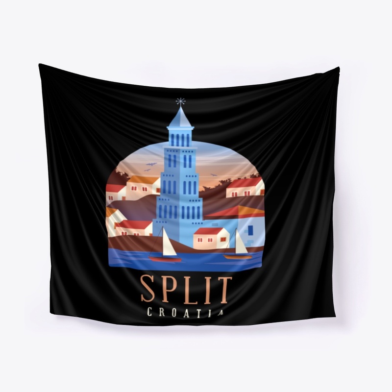 Croatia Skyline Split Cool Souvenir Gift