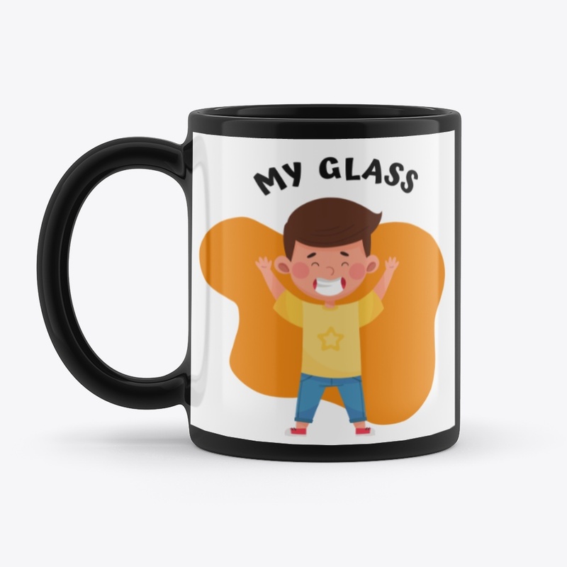 Classy Black Mug, Ceramic