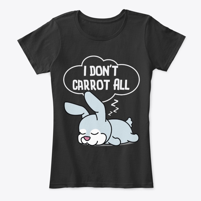 Punny Rabbit Lover Gift - Lazy Sleeping