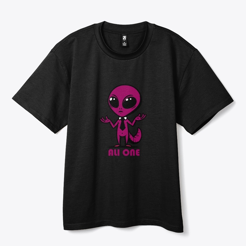 Purple Alien in Tie: All One