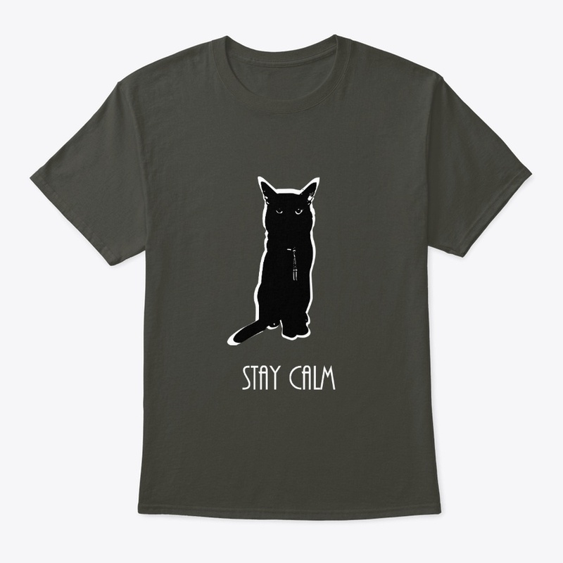 Grumpy Black Cat
