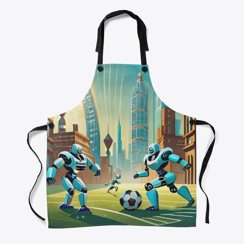 Robots playing football