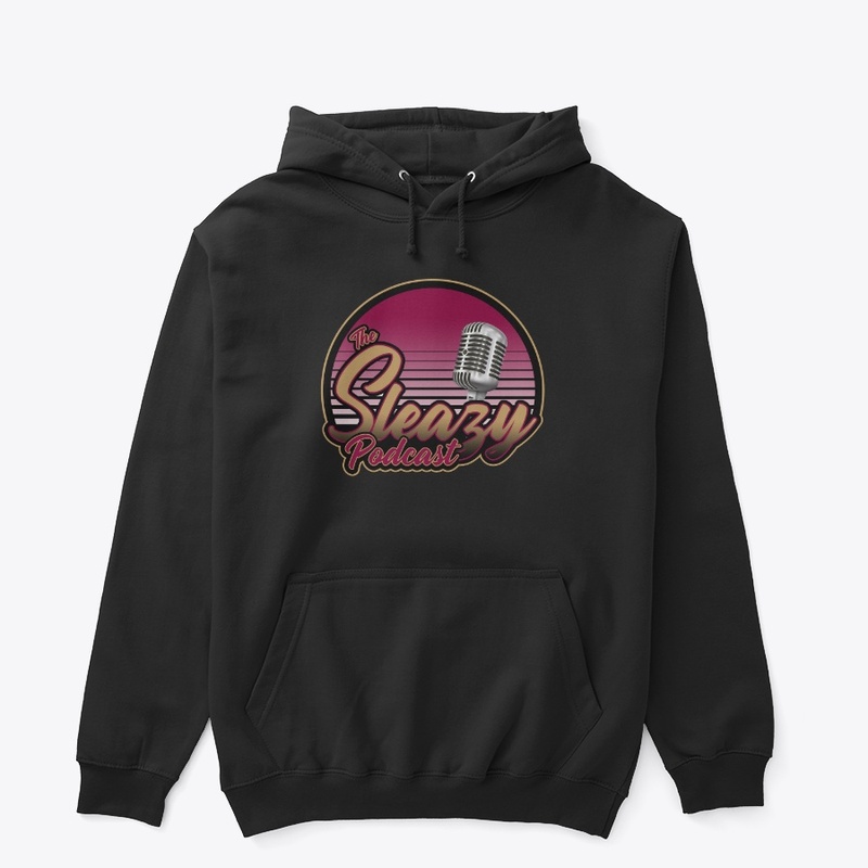 Sleazy Podcast Wine and Gold Theme