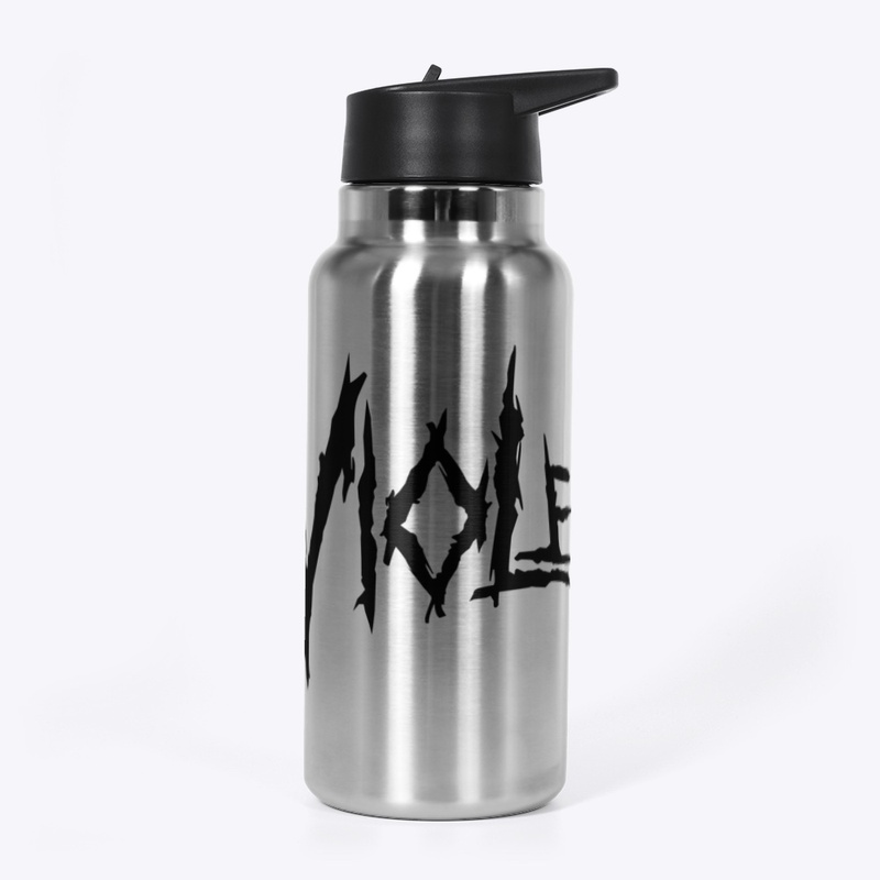Violent Eden black logo bottle