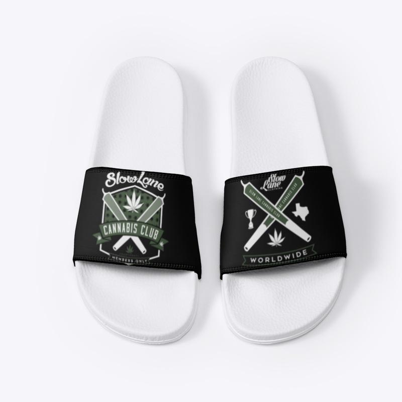 Slow Lane Cannabis Club Slides White