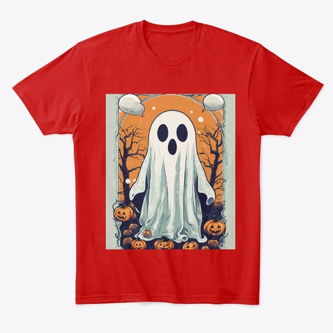 Chills In The Air, Frights Everywhere Classic Red T-Shirt Front