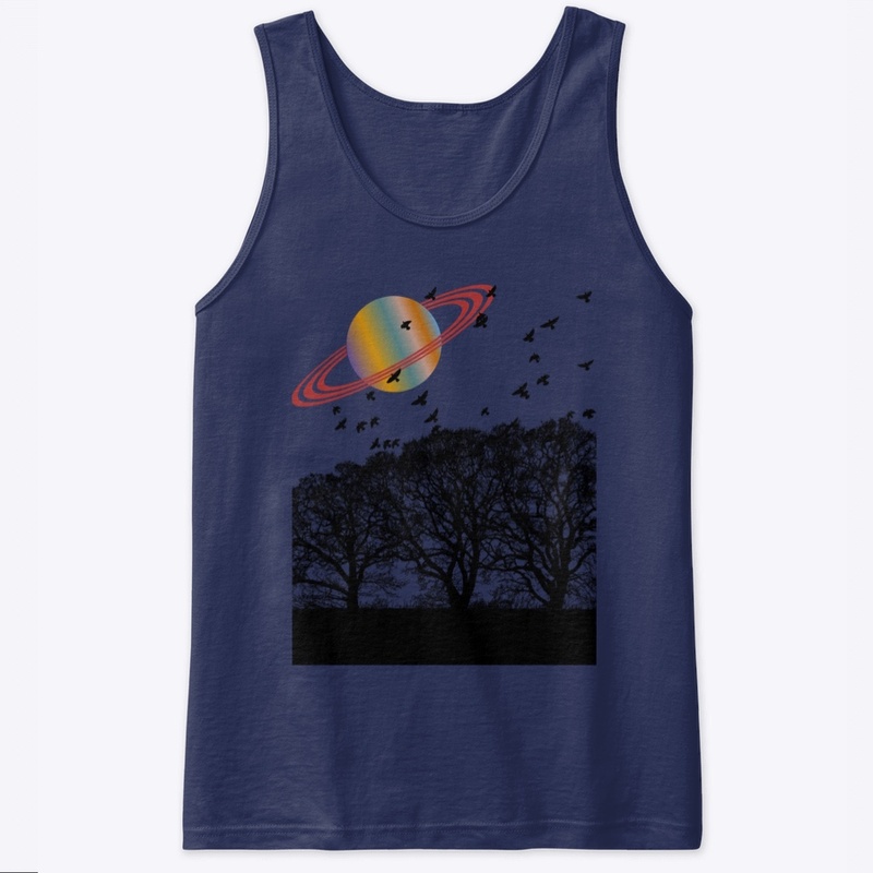 Saturn in the Night Sky