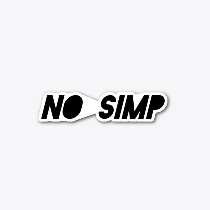 No Simp Sticker