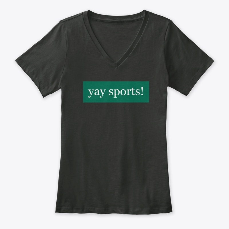Yay Sports Written in White on Green