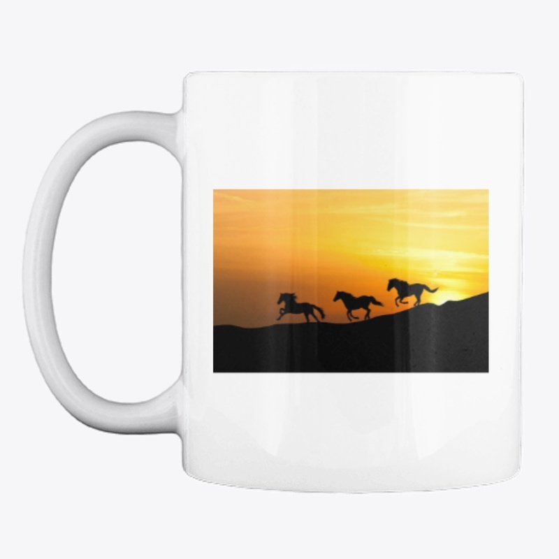 Sunset Horse Mug