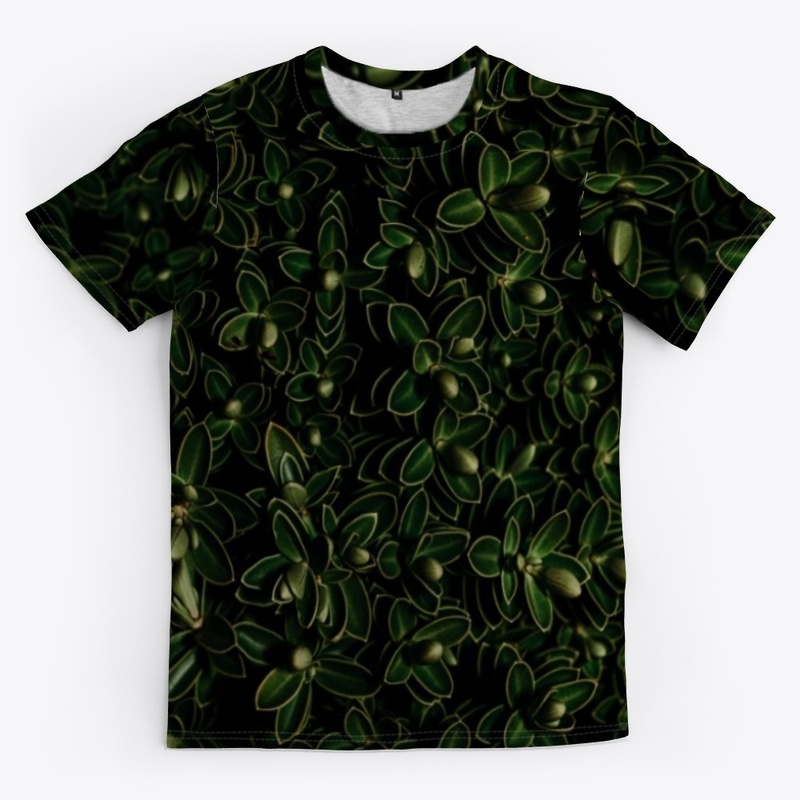 Green Flora  Printed T-Shirt 