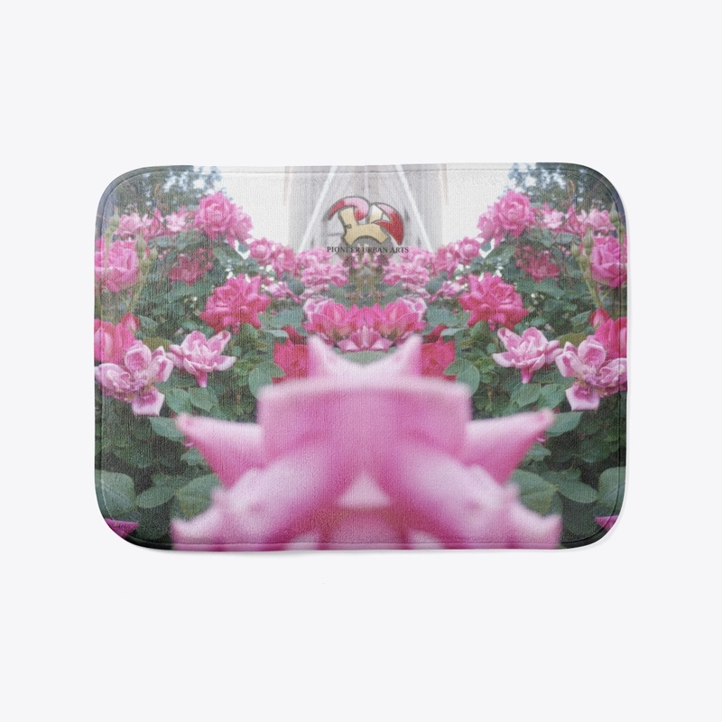 bed of roses bath matt