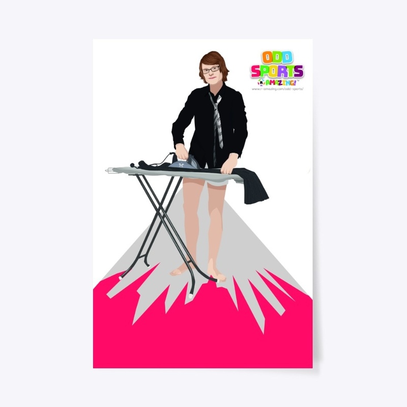Extreme Ironing Poster