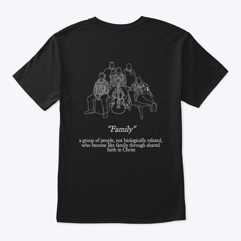 The Family Collection Black T-Shirt Back