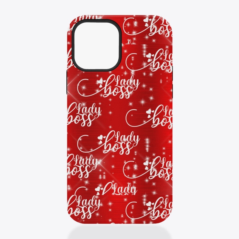 Sparkly Red and White Lady Boss 