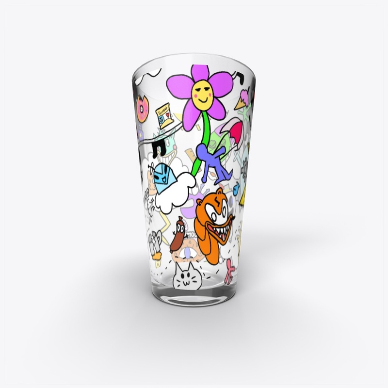 Doodle Chaos Glass