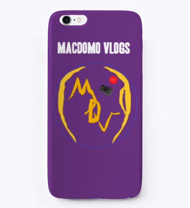 MacDomo Vlogs "Classic Logo" Phone Case